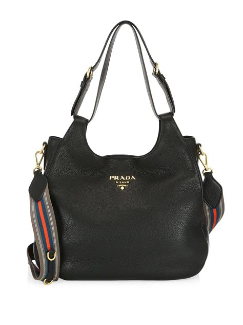 large prada bags|pictures black leather Prada purses.